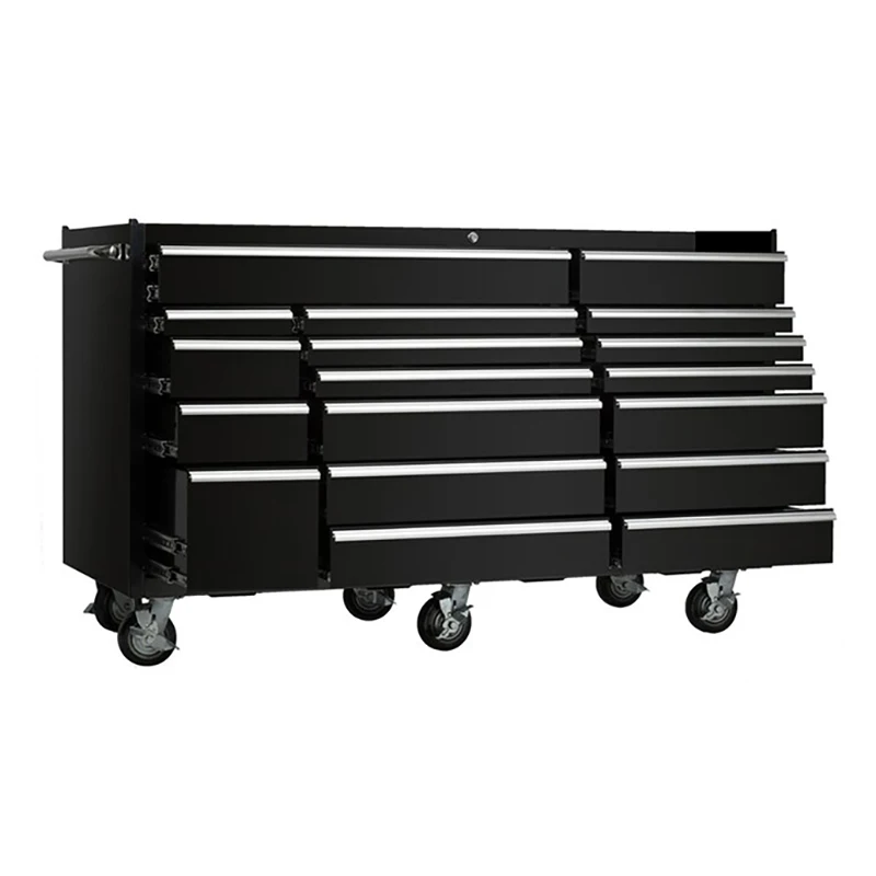 Customized 18 Drawers Big Tool Box Trolley Metal/Mechanic Tool Cart manufacture