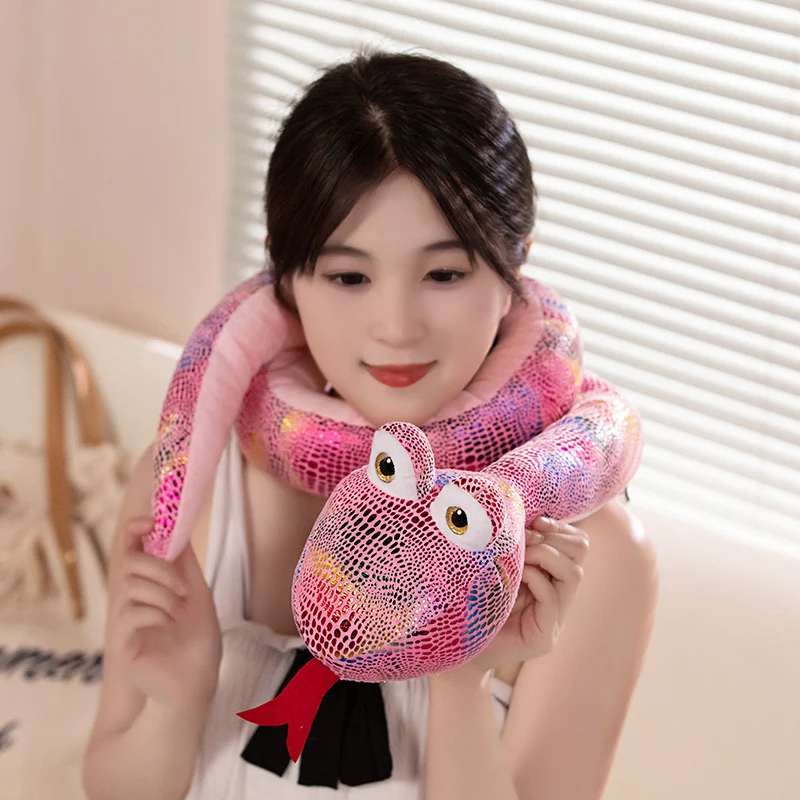 Soft and Cuddly Stuffed Toys Stress Relief Plush Snakes - Main Image