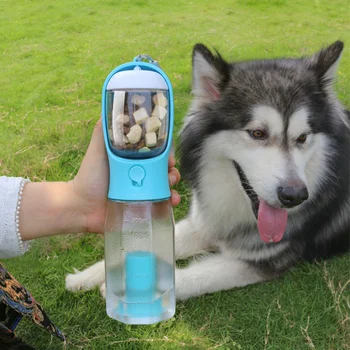 Wholesale Drinking Dispenser Portable Pet Bowls with Poop Bag Degradable Dog Pet Outdoor Travel 3 In 1 Dog Water Bottle