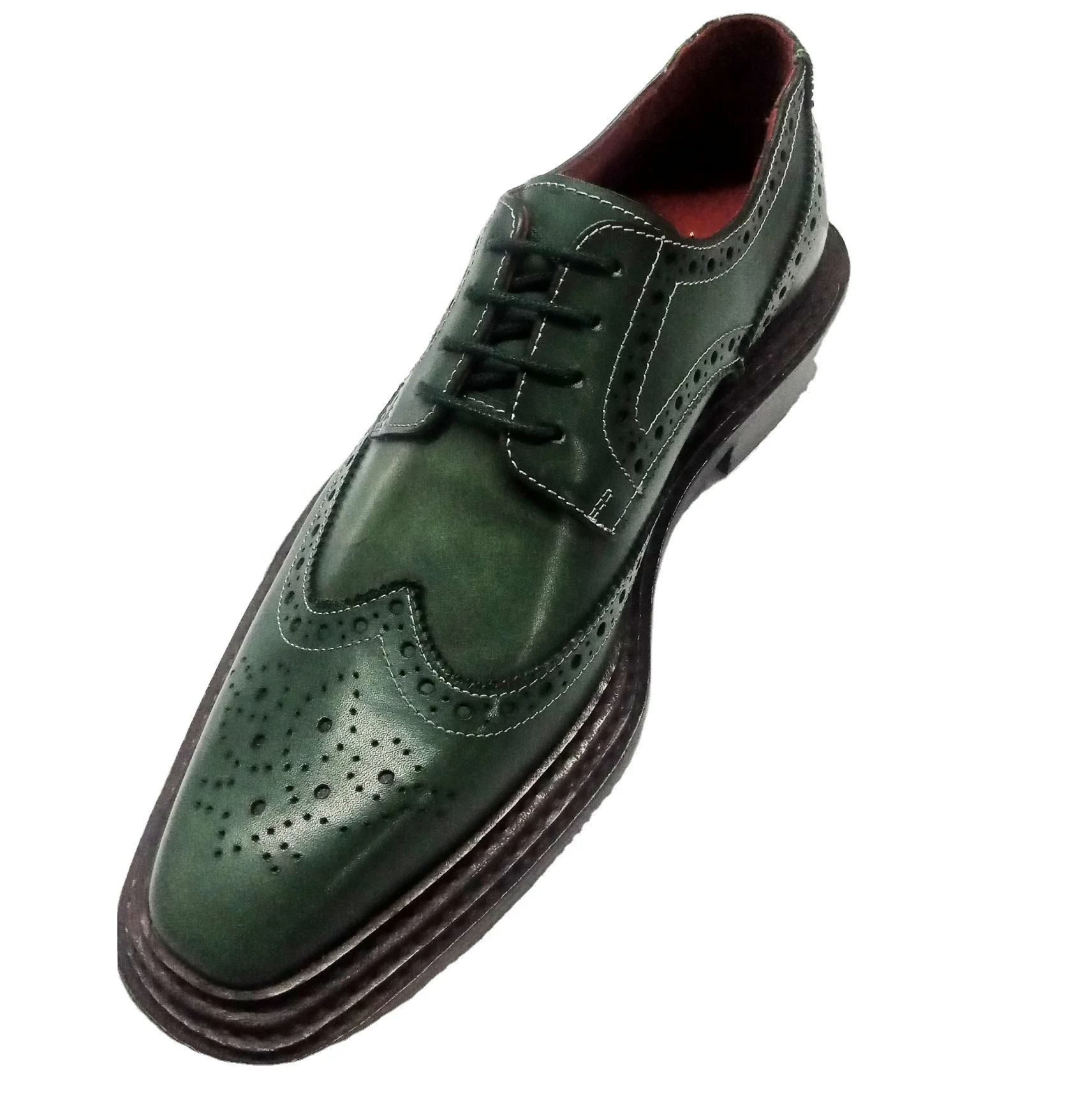 Derby casual cousu Norvégien Camargue Marron