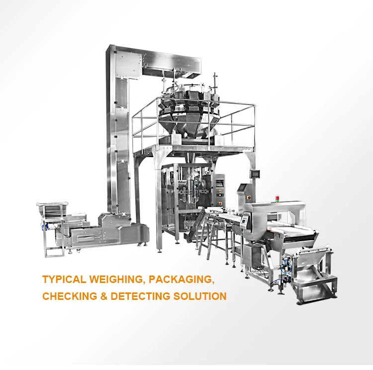 High-accuracy Automatic Multihead Weigher Packing Machine with 220V Power and 1 Year Warranty