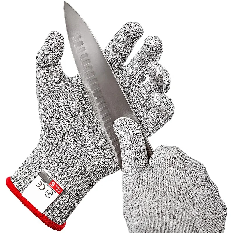 Anticut gloves cut resistant winter work gloves cut and HPPE Kitchen cut-resistant gloves