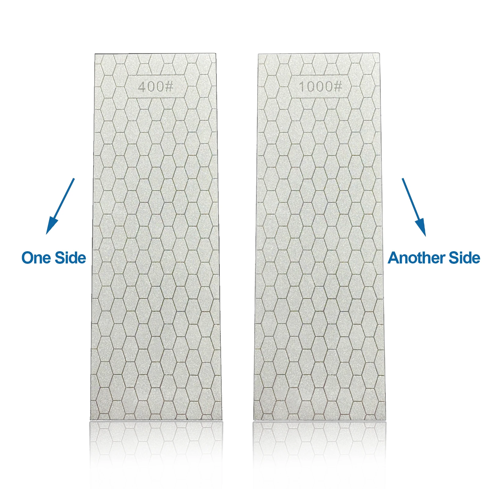 Uxcell 400/1000 Grit Diamond Sharpening Stone - 5-in-1 Handheld Whetstone With Ceramic & Tungsten Steel Slots For Knives & Scissors - View #6
