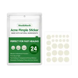West&Month Acne Pimple Patch Pimple Remover Tool Blemish Spot Facial Mask Skin Care Waterproof Acne Treatment Stickers 36pcs