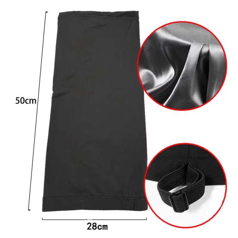 HZM-22142 атласной подкладке длинная коса кепки с эластичной резинкой, дредлоки, для увеличения объема, носки без пятки для полное покрытие волос чулок тюрбан ночного сна капота