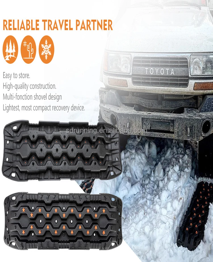 roue de voiture anti-dérapage pad 10ton 4x4wd véhicule auto neige boue  sable conseil de récupération échelle de sable traction conseil