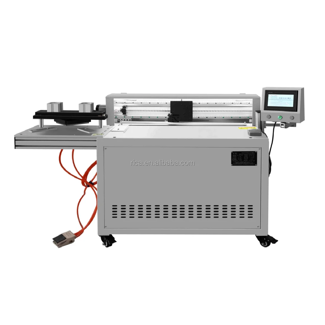 7015SVA Double Servo Motor Cardboard V Slot Grooving Machine
