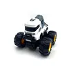 Big-foot stunt car-white-body hybrid