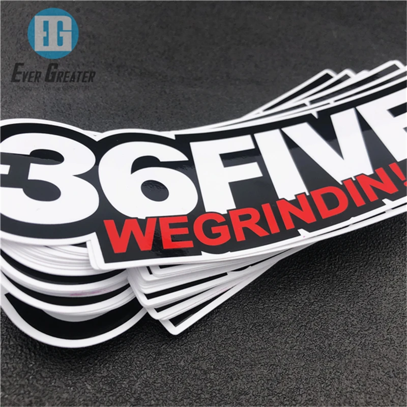 Устойчивая к УФ-излучению Водонепроницаемая виниловая наклейка на заказ