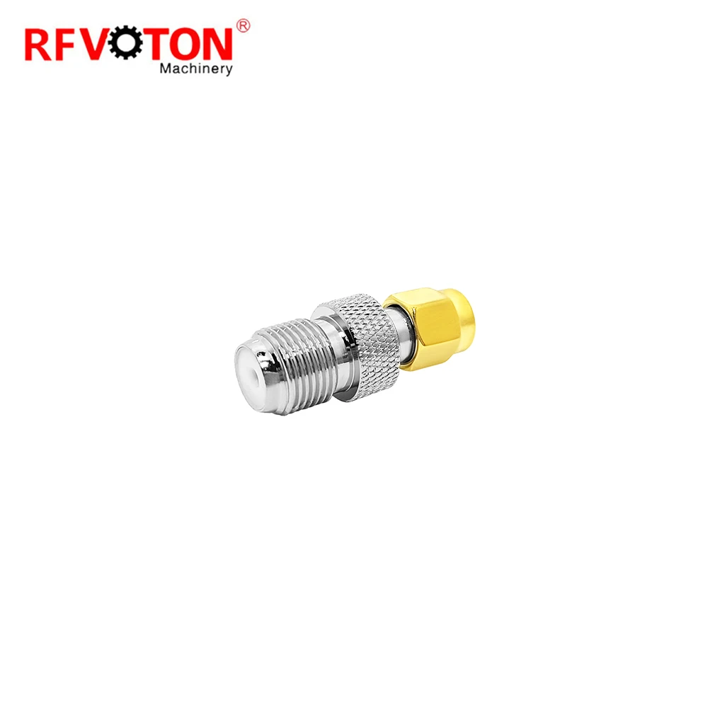 Factory directly Quality assurance F female jack to SMA male plug RF Coax Coaxial Adapter connector Converter in stock supplier