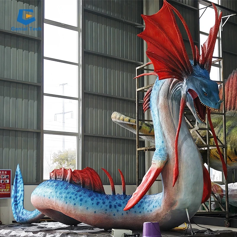 D-RT09 Lifesize Moving Dragon - Realistic Animatronic Model