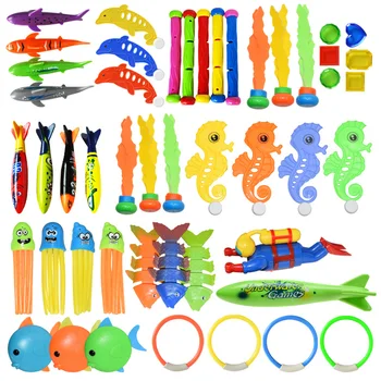Pool Toys for Kids Ages 4-8 Summer Underwater Kids Training Diving Swim Toys Diving Pool Toys Gift Set for Kids