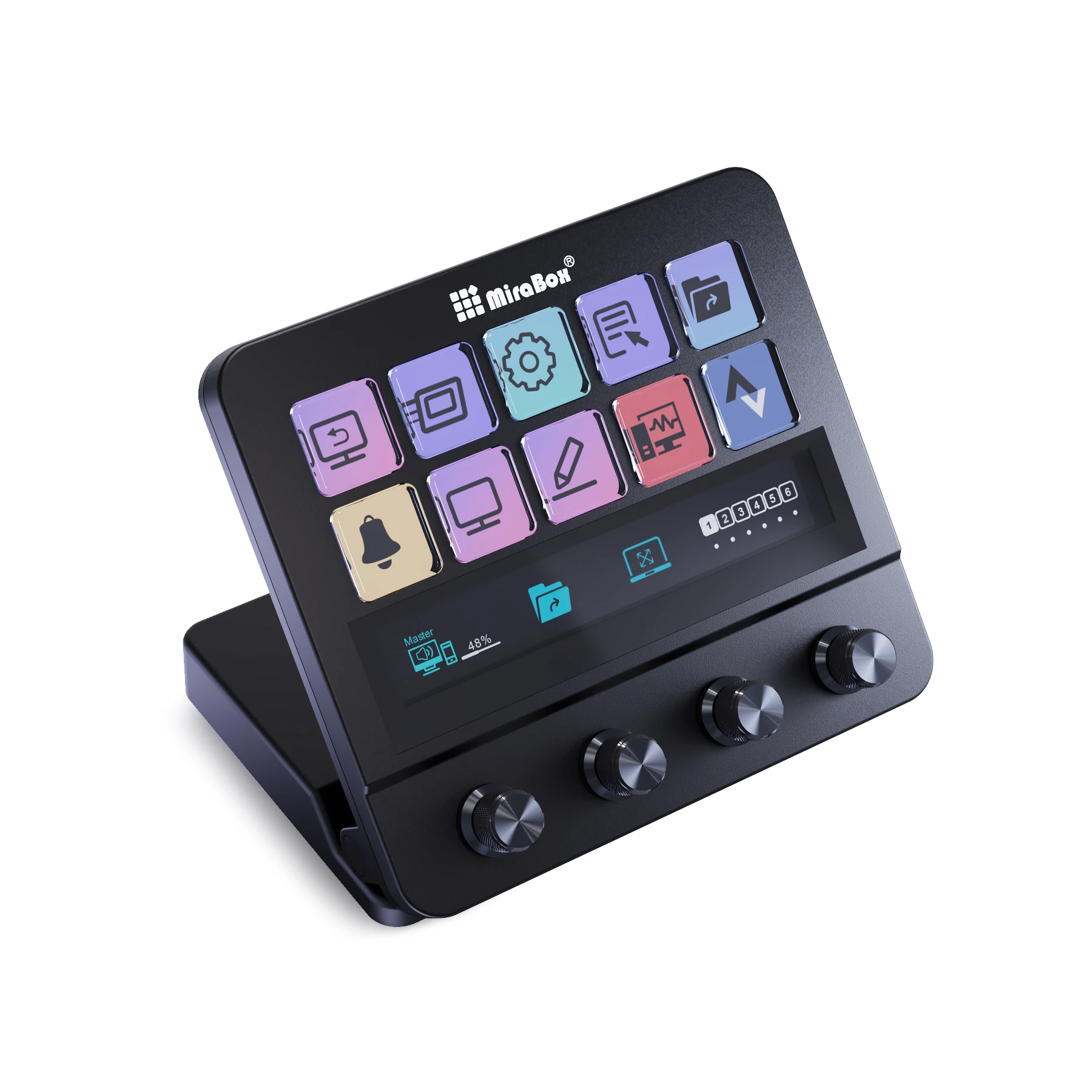 Stream Deck Custom Keyboard Audio Mixer - Mirabox OEM