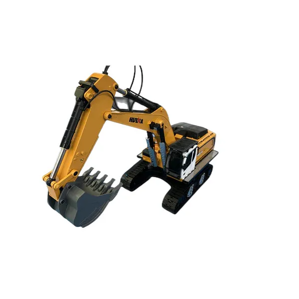 最新のHuina 1599 RC掘削機 1/14合金製エンジニアリングリモート