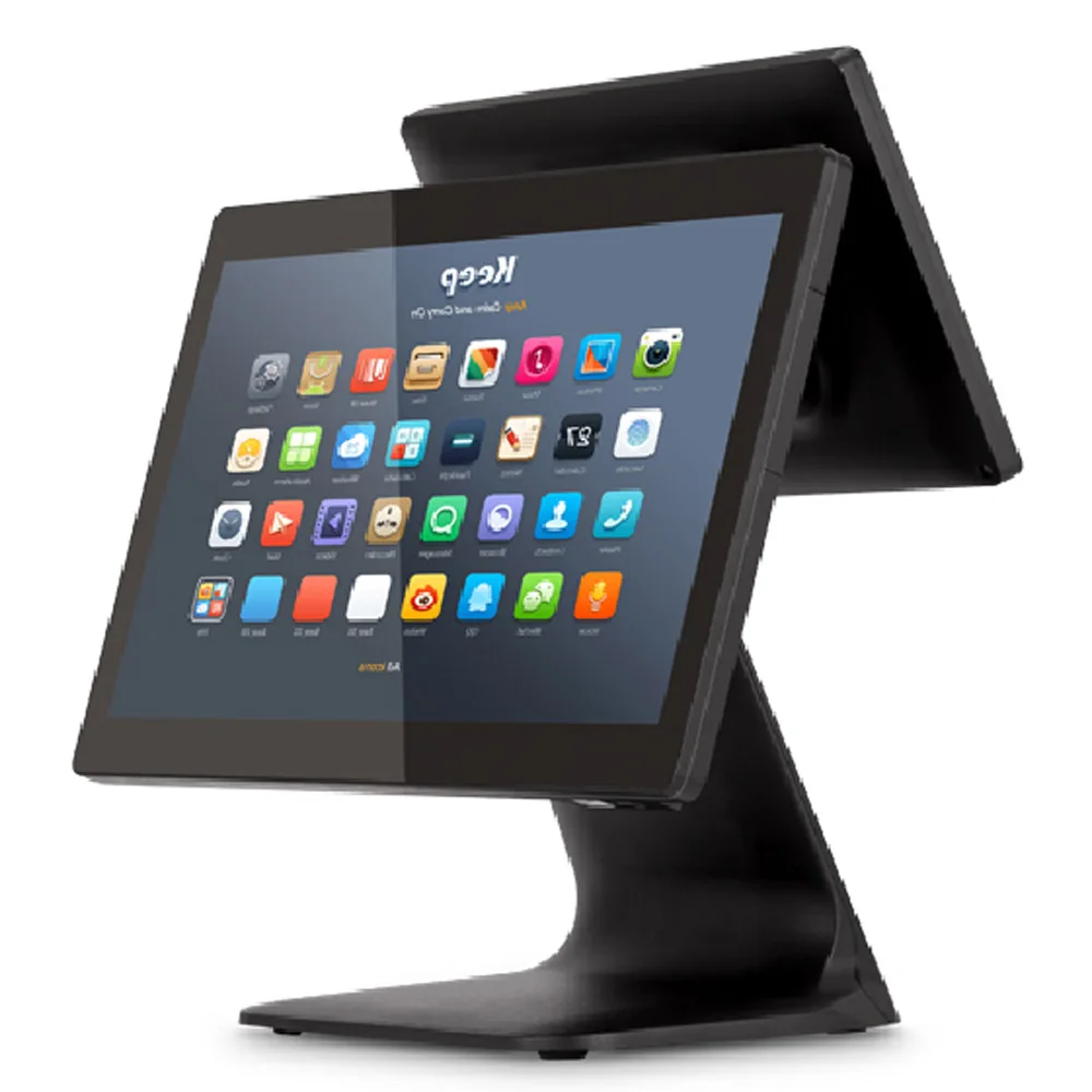 15.6 inch offline point of sale system all in one window tablet pos software dual screen pos terminal machine-133030