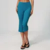pantaloni capri verdi