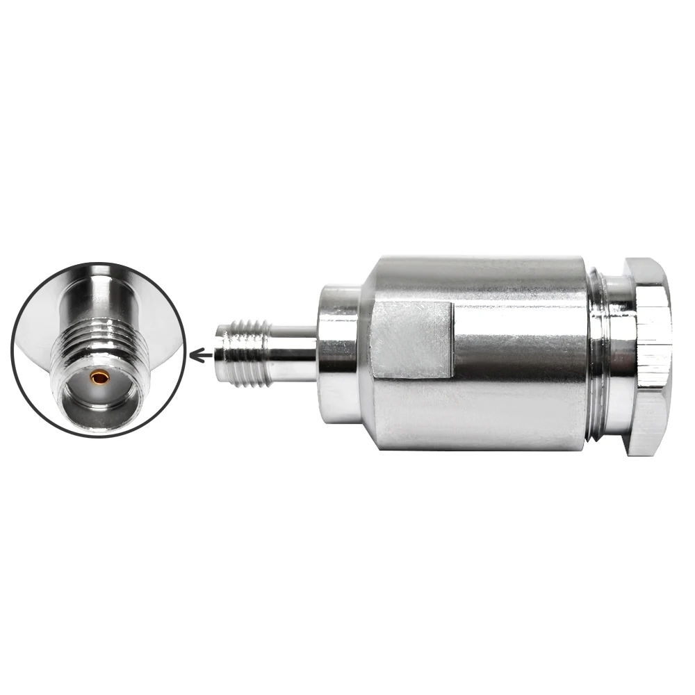 Factory SMA Male Plug Macho Clamp Screw Mouning for 8DFB 8D-FB Cable Nickel Plated SMA Rf Coaxial Connector Connecteur Converter