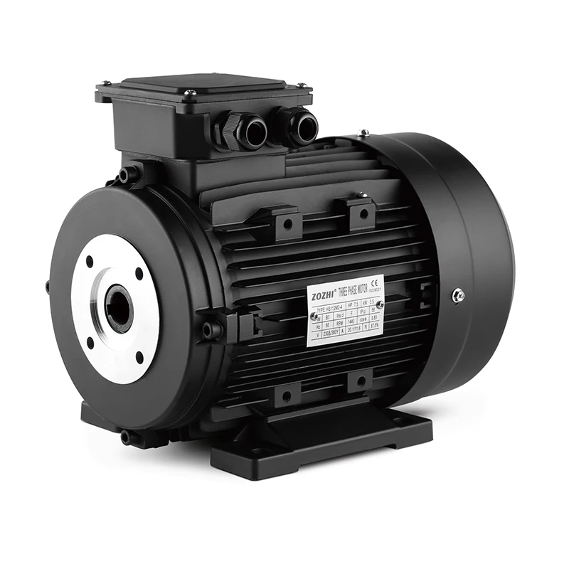 5.5hp 4kw 50hz 1420rpm 380v Electric Motor 100L3-4 Hollow Shaft Volta 5kw Rated Three-Phase Asynchronous Induction Motor AC