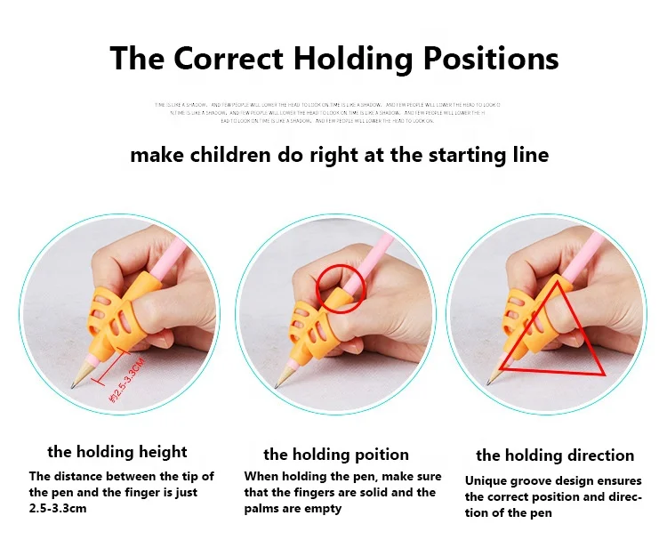 Pencil Grasp Correct Way To Hold A Pen Silicone Grip Writing Aid