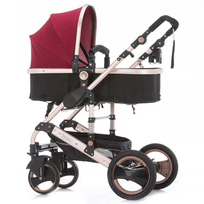 High Landscape Factory 3 in 1 Folding Baby Stroller Travel System