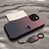 Pupilla - Nero - Fibbia ad anello con cuore rosa sfumato