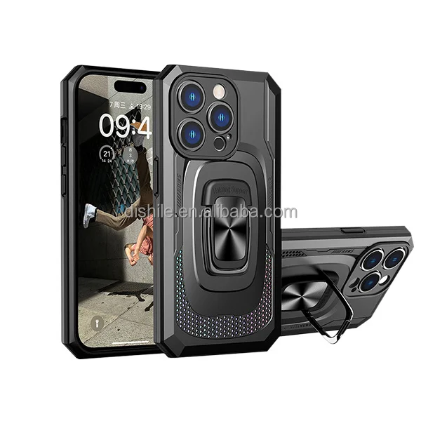 Two-in-One Mechanical Armor Phone Case for IPhone/Samsung/Redmi/Xiaomi/MOTO/TECNO/INFINIX/OPPO/VIVO/ITEL/ZTE/Huawei New PC