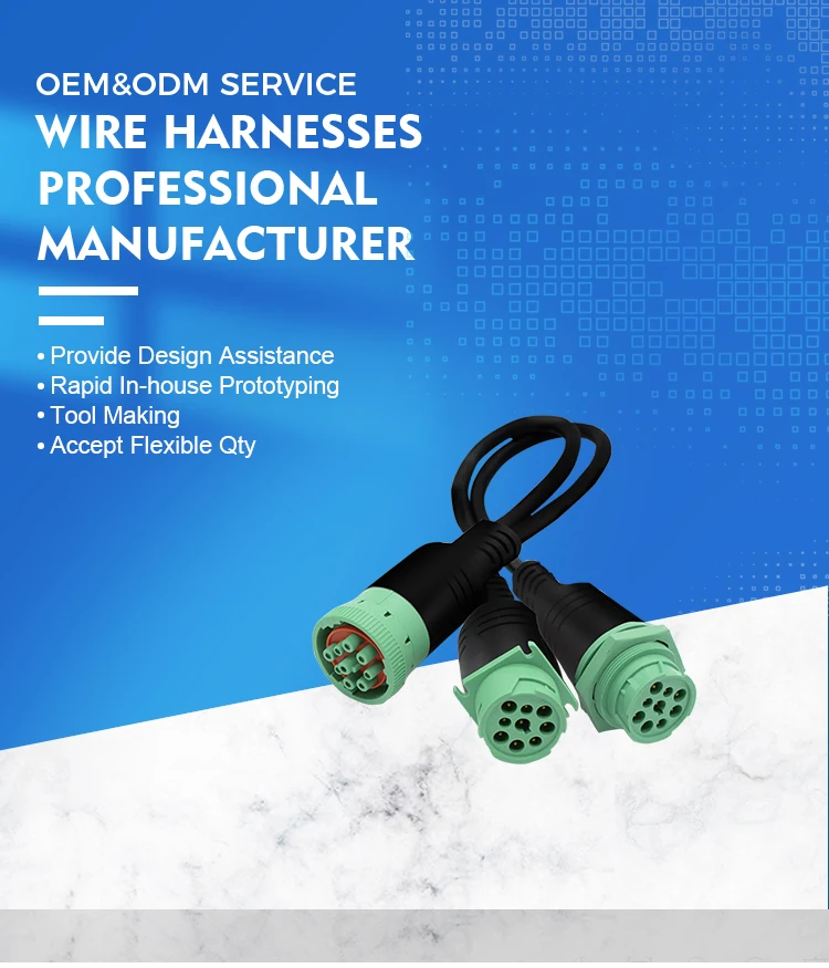 product professional y separator cable truck diagnostic cable pa 66 j1939 connector y cable-2