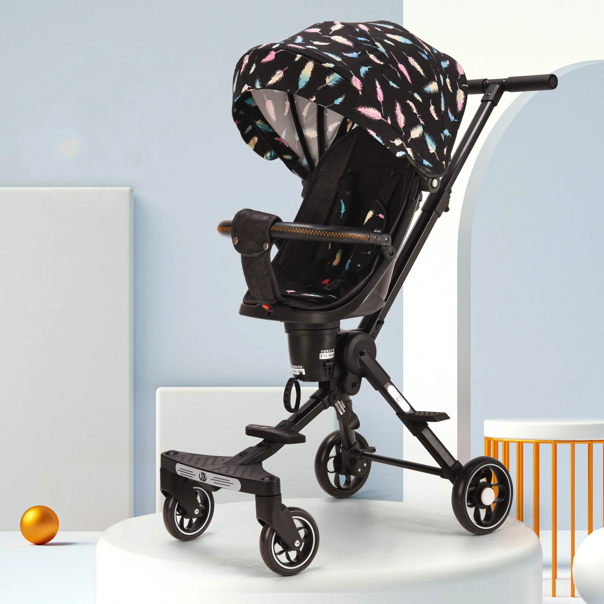 Luxurious Pushchair Baby Stroller Factory with High Quality Child Baby Stroller