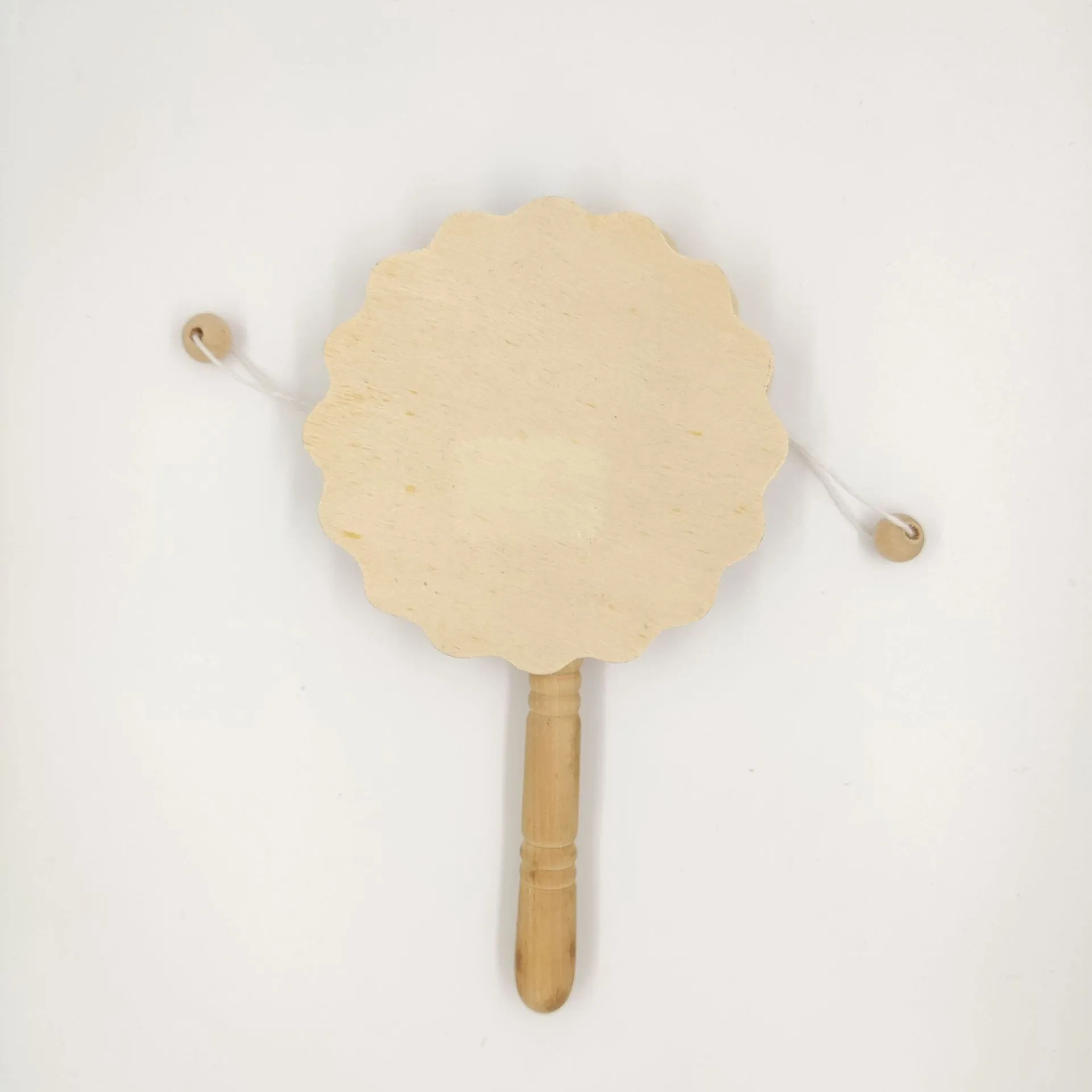 Оптовая продажа, высококачественный деревянный барабан-погремушка, музыкальный инструмент, ручной барабан для детских игрушек