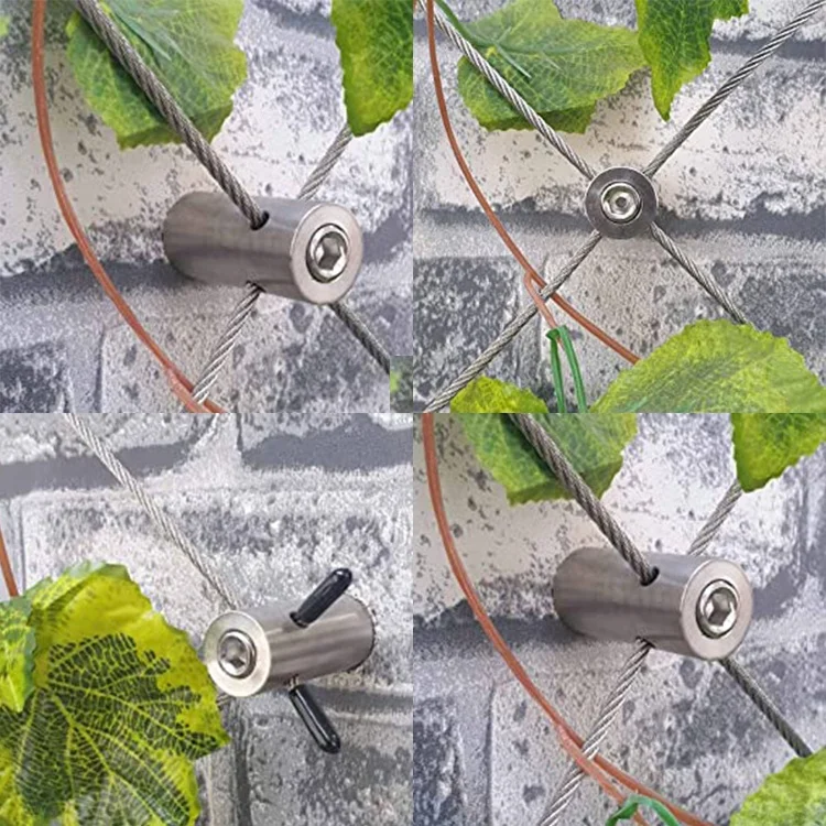 316 Grade Stainless Steel Wire Rope Cable Climbing Wall System