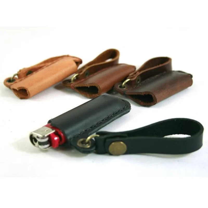 Wholesale Hot-selling Leather Lighter Case Personalize Lighter