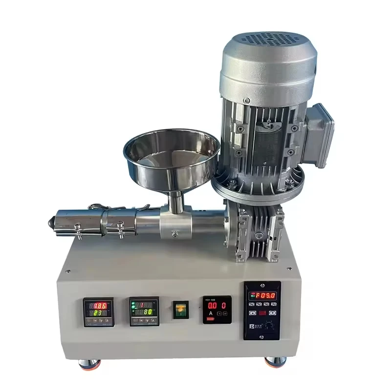 MiniPlasticPipeProfileSheetSmall3DFilamentExtruderMachineSingleScrewExtruderLabTinySingleScrewExtrudingMachine