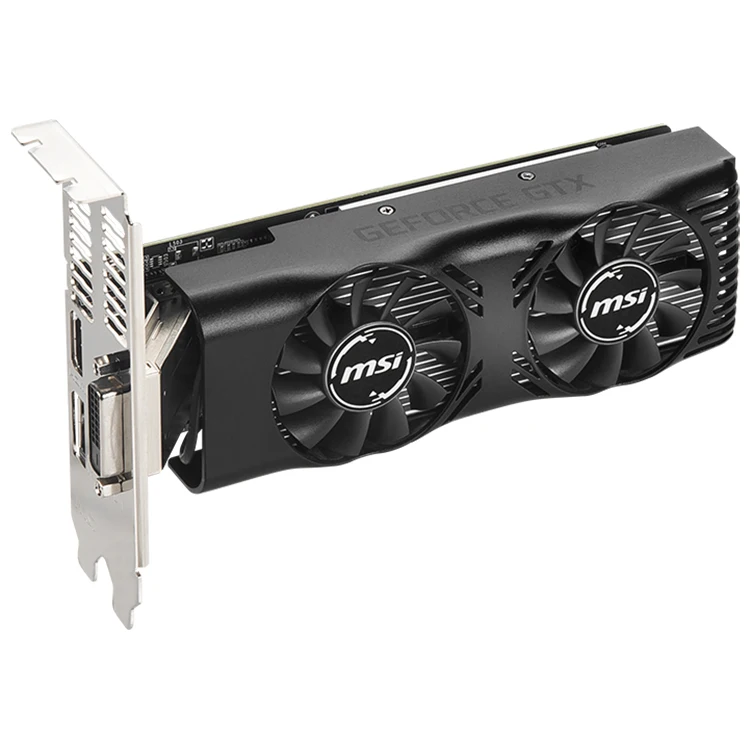 MSI NVIDIA GeForce GTX 1650 4GT LP OCV1 Graphics Card, 4GB GDDR5
