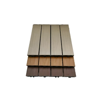 Wpc Interlocking Floor Tiles 12" X 12" Plastic Wood Wpc Diy Decking Tile Wpc Outdoor Garden Used Patio Tiles