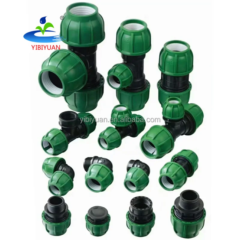 Drip Irrigation Accessories 20mm 25mm 63mm 110mm Drip-irrigation Coupling Connector Hdpe Pipe Fittings
