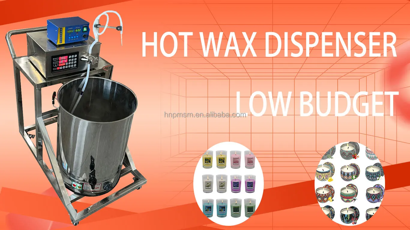 Low Budget Semi Automatic Candle Making Machines High Quality Hot Wax Dispenser Jar Candle 2473