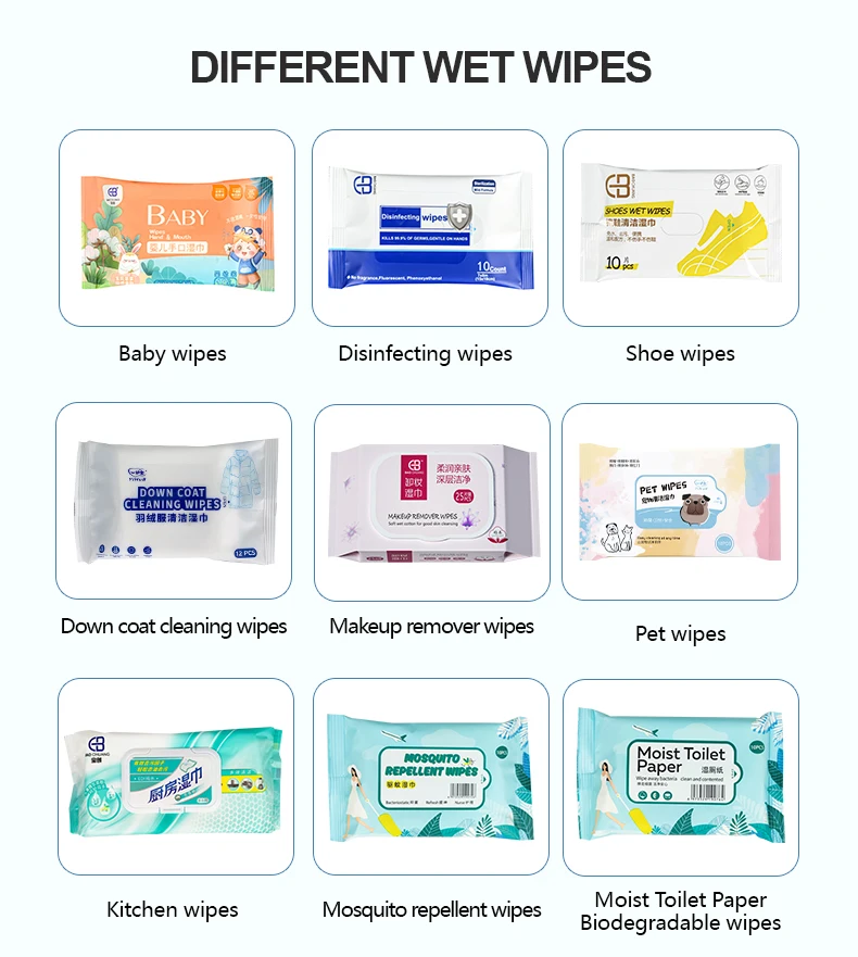 Makeup Remover Wet Wipe For Gentle Non-irritating Deep Cleansing Makeup 