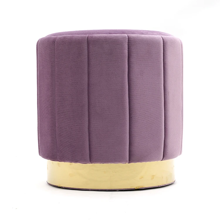 Bedroom Living Room Ottoman Seat Shoes Changing Stool Velvet Stools Home Stool Ottoman Tuffed Ottoman