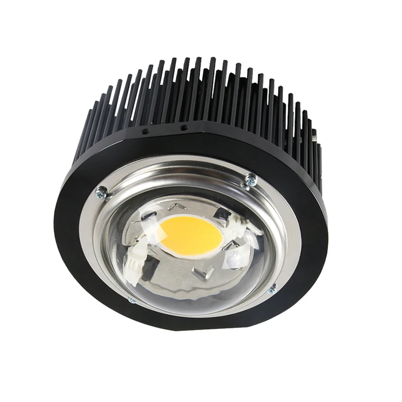 80w Led Grow Light Heatsink Radiator Heat Sink Round Cold Forgized Aluminum Profil Aluminum Vero Aluminum 150mm Black 10000 90W