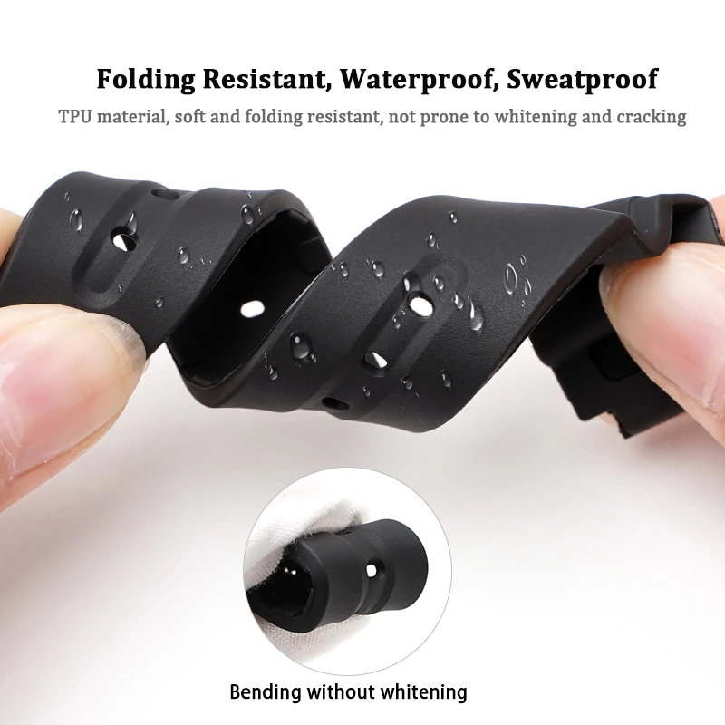 Ainiv Cinturino Compatibile con Xiaomi Mi Band 6 /Mi Band 5/Mi Band 4/Mi Band 3, Cinturini Metallo in Acciaio Inossidabile Bracciale di Ricambio Braccialetto, Regolabile Cinturino Sportivo per Xiaomi