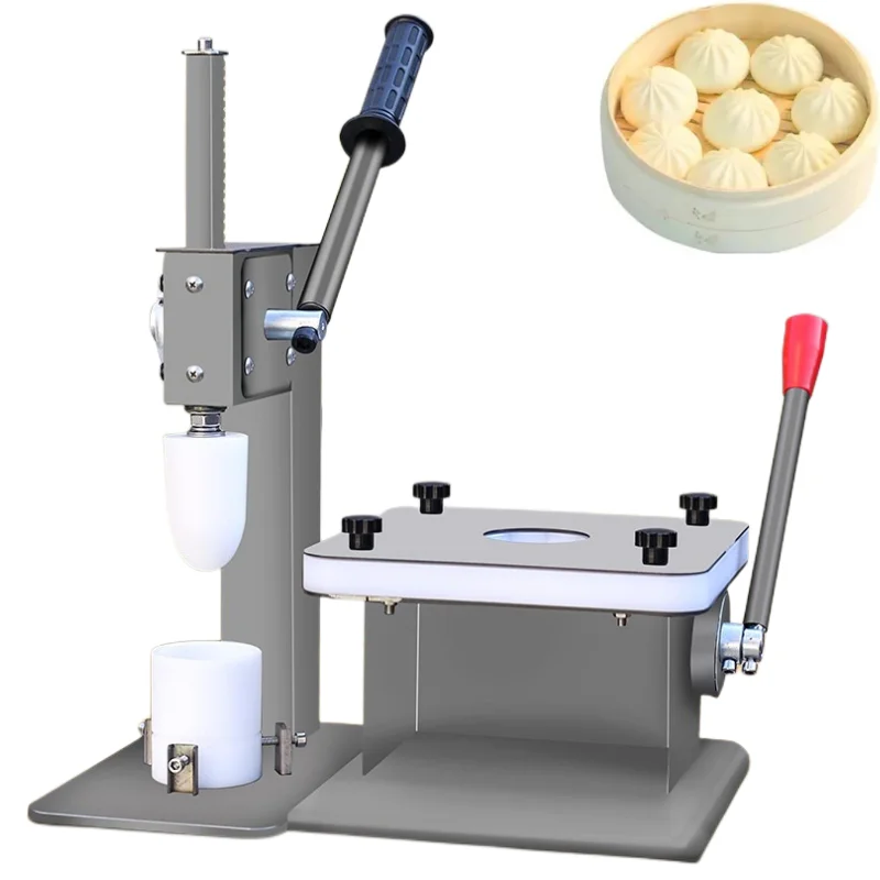 Manual Small Stuffed Bun Maker Dumpling Steamed Machine Automatic Siopao Baozi Momo Round Making Machine with One Mold