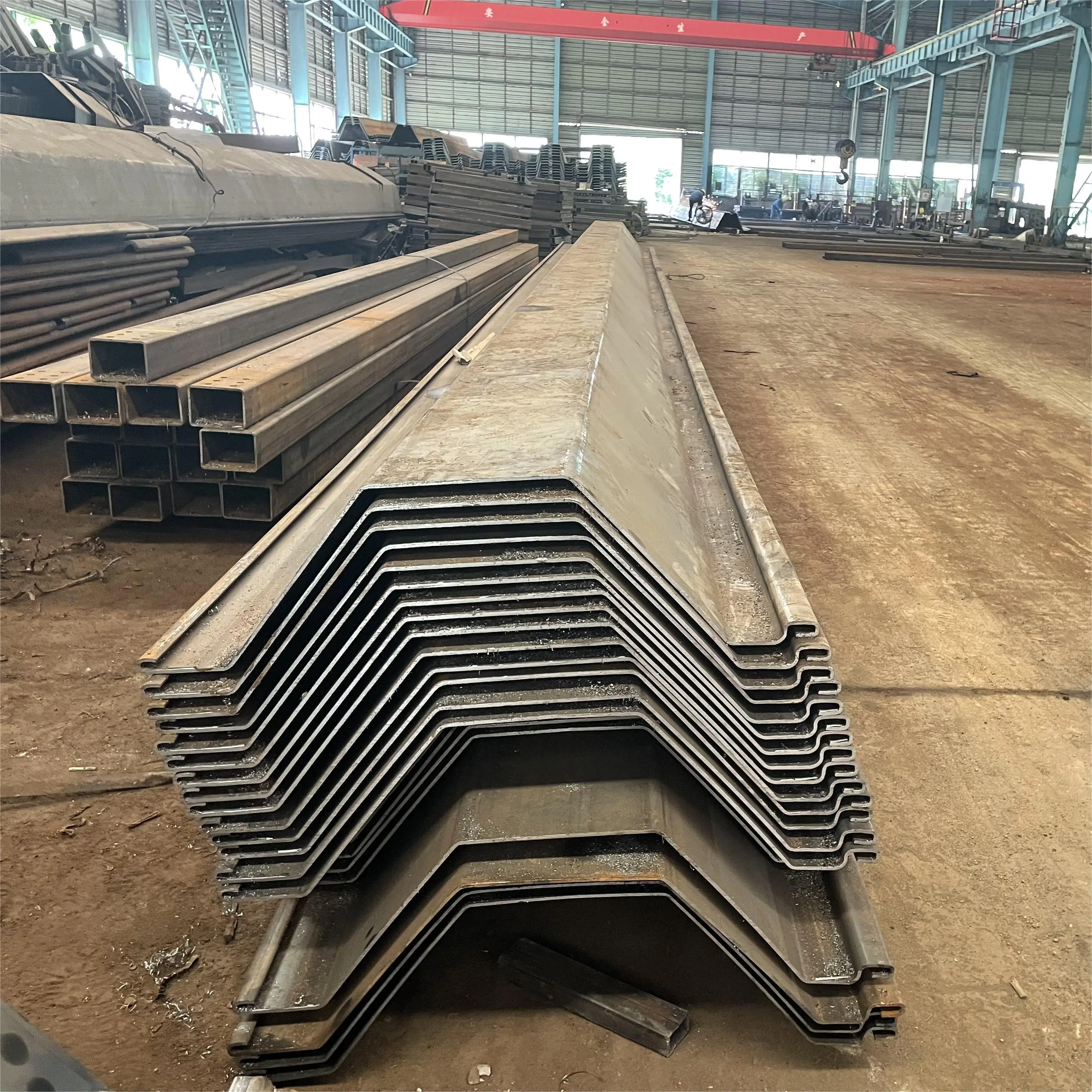 Factory Supply Sheet Pile Steel Plate Price Of Type 2 Larsen Steel 