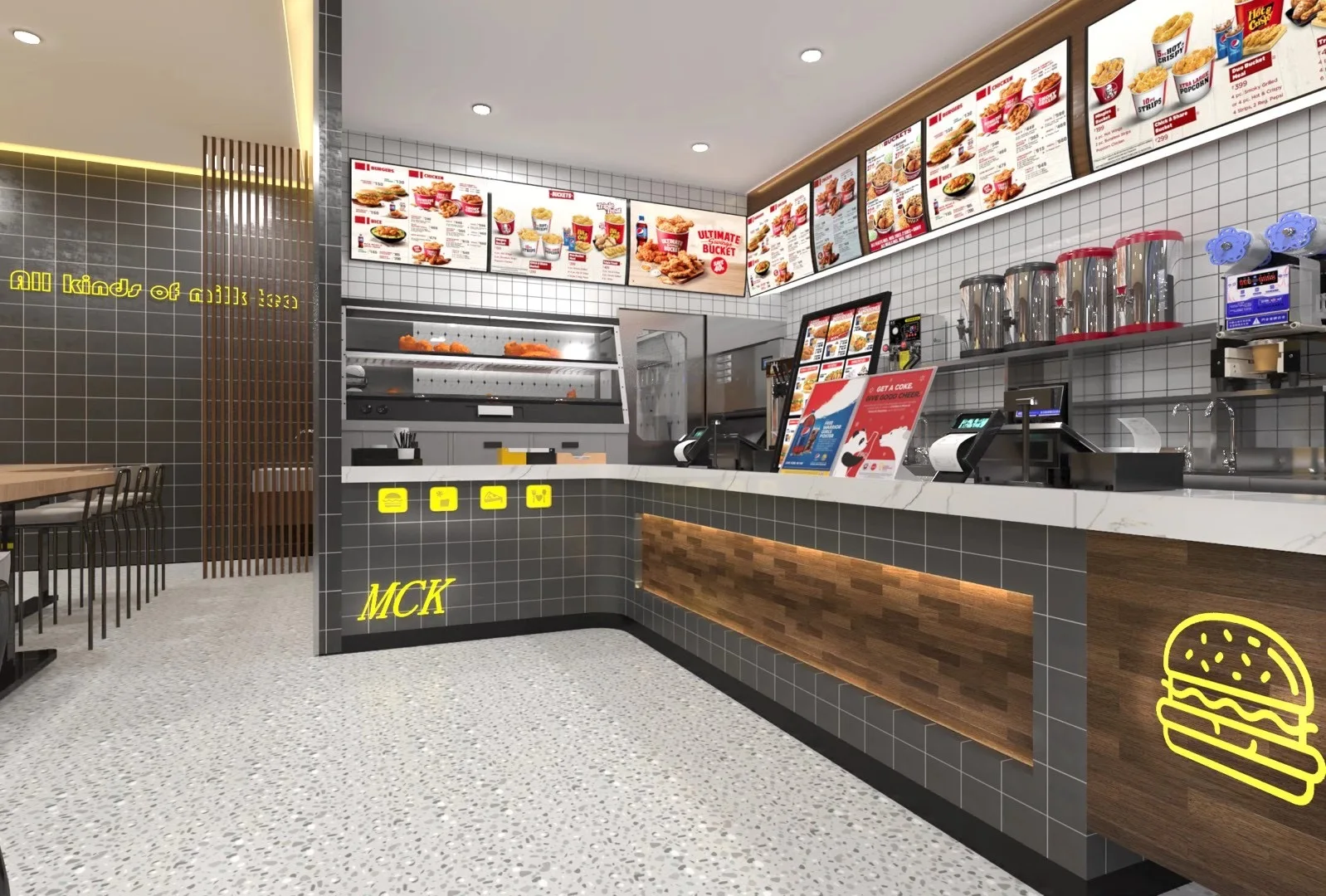 All Set Bubble Tea Equipment Bar Milk Tea Counter For Bubble Tea Shop Buy Bubble Tea Bar