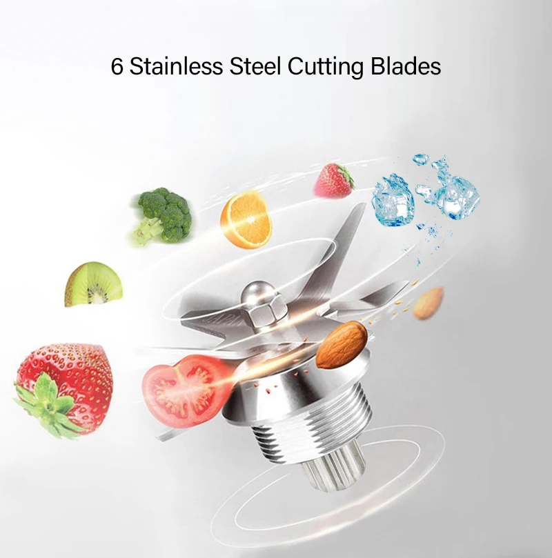 Timer Blender 2L Jar Electric Multifunction Blender Mini Blender for Kitchen Gift Copper Motor Box Power Button Control Smoothie