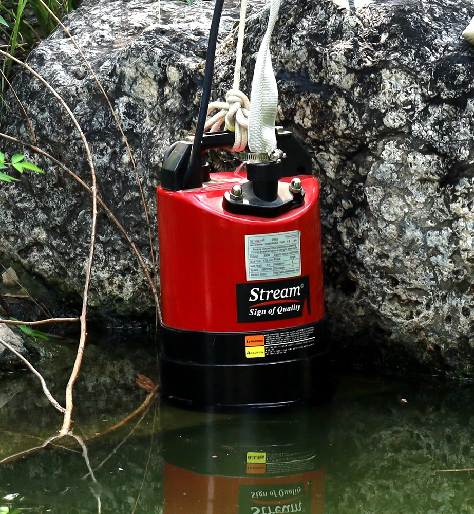 1mm Submersible Puddle Pump Portable Dewatering Pump Of Construction