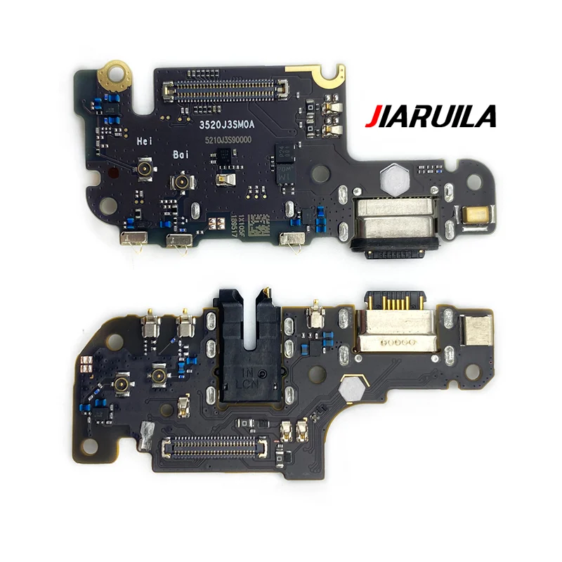 Papan konektor Port pengisian daya USB asli, Kabel Flex ponsel Xiaomi Mi  10T Pro Mi 10T Lite