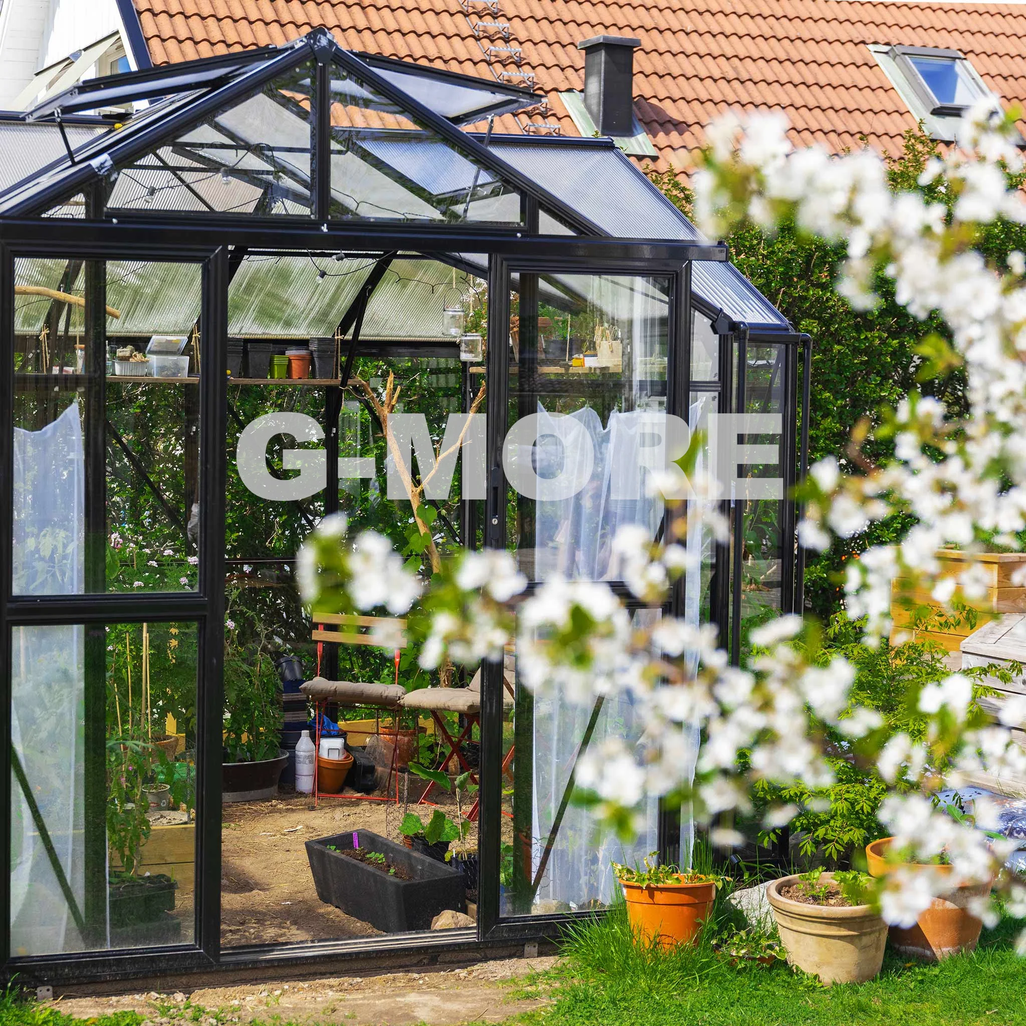 Prefabricated Fast Assembly Garden Greenhouse High End New Style T