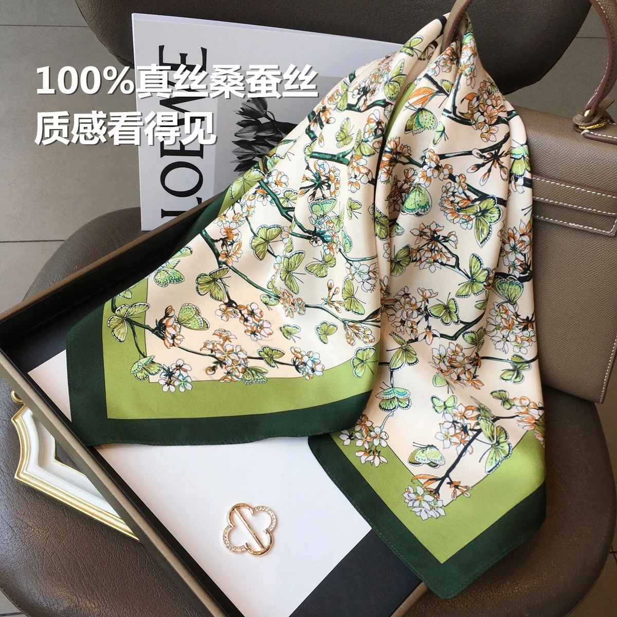 100% квадратный шарф из чистого шелка тутового шелкопряда 68 дюймов, женский шейный платок, Подарочный платок