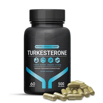 Private Custom Organic Natural Ajuga Turkestanica Extract Turkesterone Daily Muscle Building Supplement for Energy and Strength