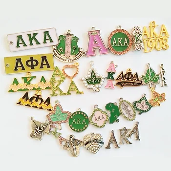 Buy AKA Letters Sorority Pearl Bracelet AKA Legacy Charm Bracelet